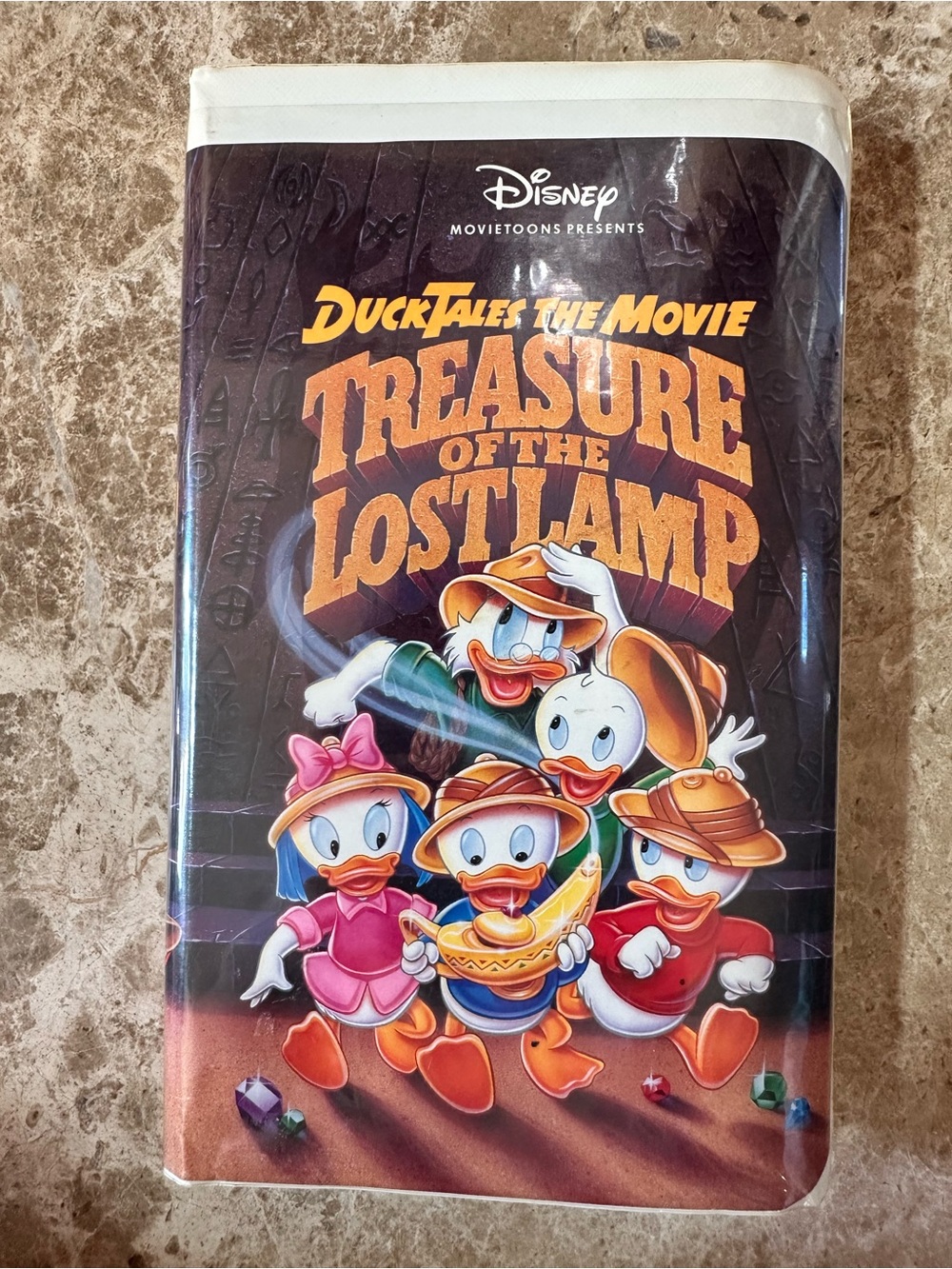 Disney DuckTales The Movie Treasure of the Lost Lamp VHS Tape and Clamshell